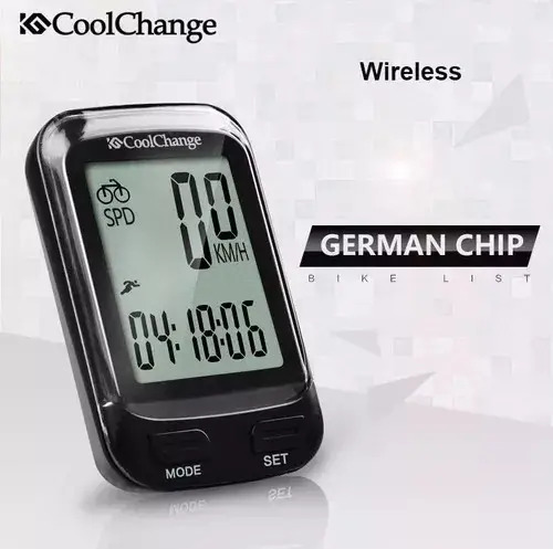 Velocimetro Con Odometro Para Ciclismo Coolchang Avs Luz — imagen 2 de 4