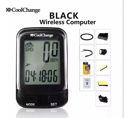 Velocimetro Con Odometro Para Ciclismo Coolchang Avs Luz — imagen 4 de 4