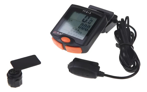 Velocimetro Ciclismo Odometro Con Avs Luz Apto Stem Bici Negro