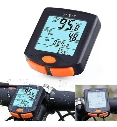 Velocimetro Ciclismo Odometro Con Avs Luz Apto Stem Bici Negro — imagen 3 de 6