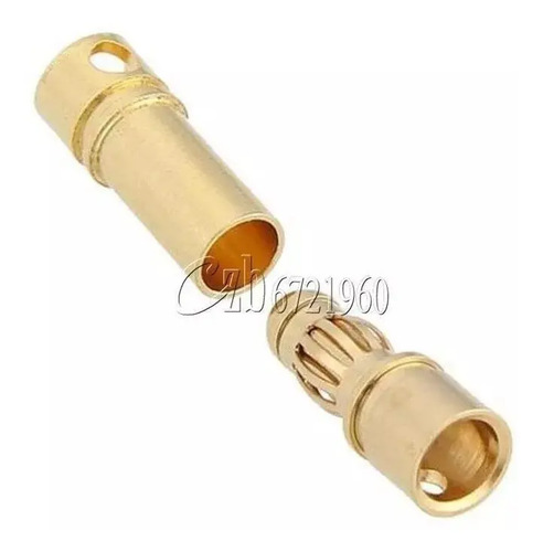 6 X Conector 3.5 Mm Motores Ficha Oro Rc Drone Aeromodelismo — imagen 2 de 3
