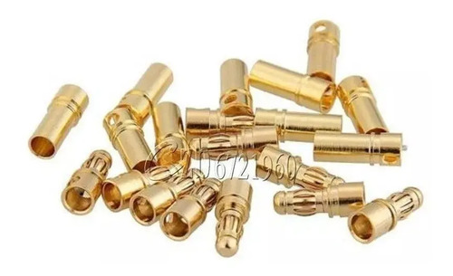 6 X Conector 3.5 Mm Motores Ficha Oro Rc Drone Aeromodelismo — imagen 3 de 3
