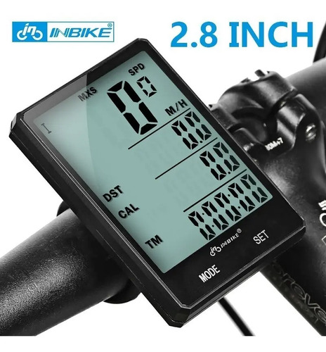 Velocimetro Para Bicicleta Inbike Odometro Inalambrico Luz Negro — imagen 3 de 8