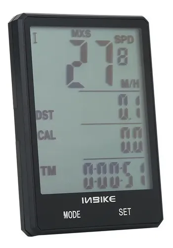 Velocimetro Para Bicicleta Inbike Odometro Inalambrico Luz Negro — imagen 4 de 8