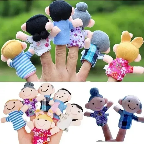 Titeres De Dedo Familia Estimulacion Temprana Niños Bebes — imagen 3 de 4