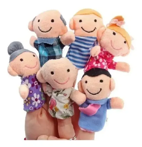 Titeres De Dedo Familia Estimulacion Temprana Niños Bebes — imagen 4 de 4
