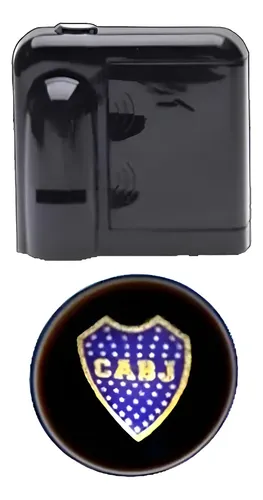 Regalo Para Hincha De Boca Luz Cortesia Auto Fanatico Boca Pilas Negro Blanca