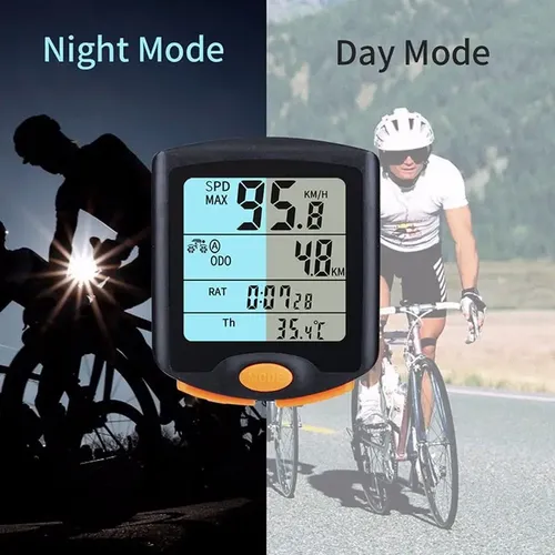 Velocimetro Bicicleta Sin Cables Inalambrico Modelo Nuevo Negro — imagen 6 de 9