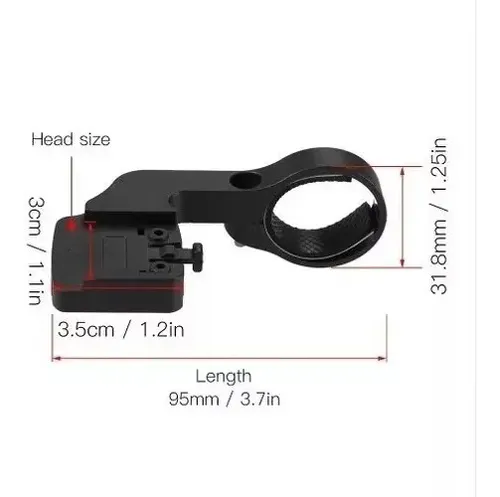Soporte Para Odometro Velocimetro Bicicleta 24-33mm Bogeer — imagen 4 de 6