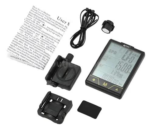 Velocimetro Pantalla Grande De 2.7  Sin Cable Wifi Bici Negro