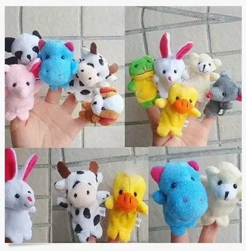 Pack 10 Titeres De Dedo Animales Estimulacion Temprana Niños — imagen 3 de 9