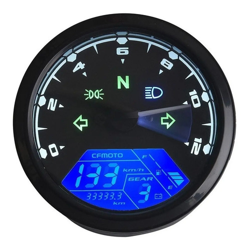Tablero Para Moto Universal Reemplazo Generico Velocimetro — imagen 2 de 8