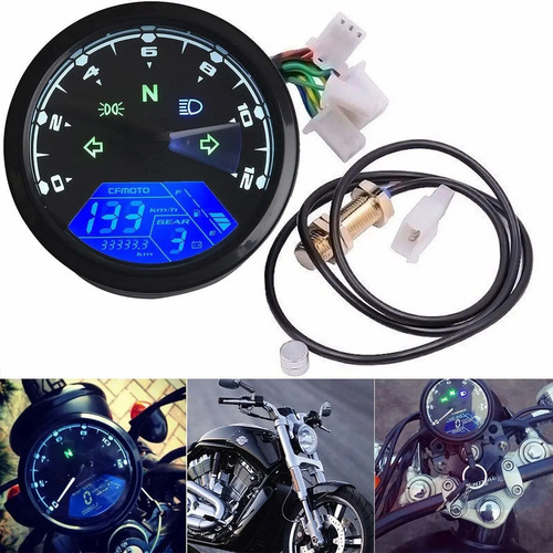 Tablero Para Moto Universal Reemplazo Generico Velocimetro — imagen 8 de 8