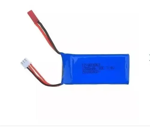 Bateria 7.4v 1200mah Wltoys V353 V666 A969 Mjx X101 Repuesto — imagen 2 de 3