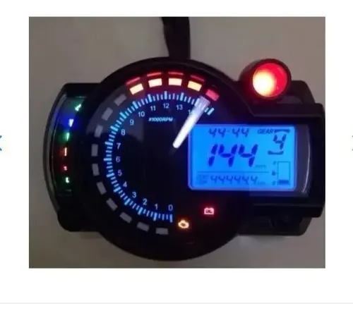 Velocimetro Tacometro Digital Universal Para Moto Kmh O Mph — imagen 2 de 6