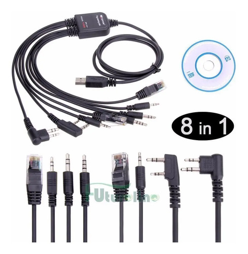 Programador 8 En 1 Para Handies Y Base Radioaficionado Rj45 — imagen 3 de 6