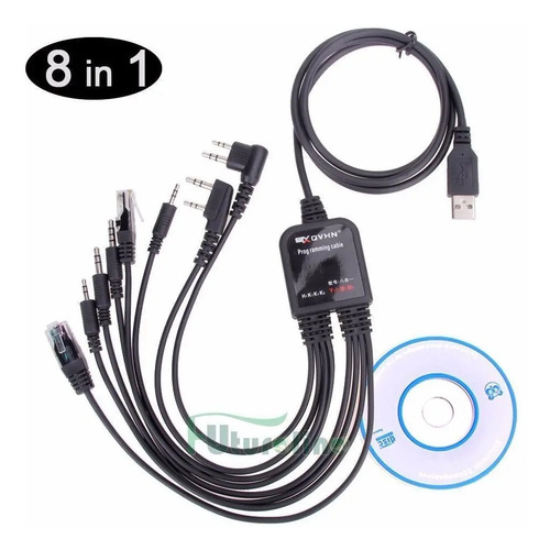Programador 8 En 1 Para Handies Y Base Radioaficionado Rj45 — imagen 5 de 6