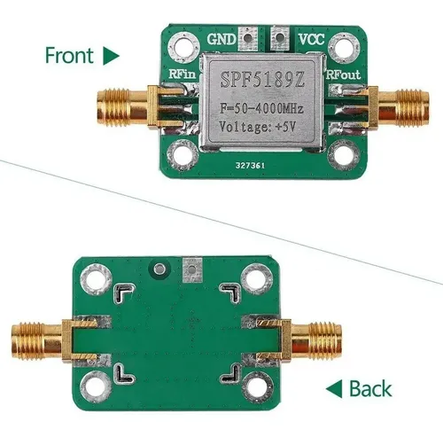 Amplificador Señal Lna 50-4000mhz Hf Vhf/uhf Fm Spf5189 Sdr — imagen 7 de 8