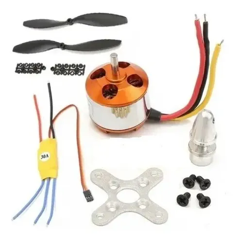 A2212 1000kv Motor + 30a Brushless Esc + Kits De Helice