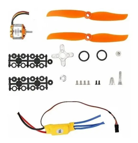 Kit Motor 2200kv Brushless 2212-6 + 30a Esc + Helices — imagen 7 de 7