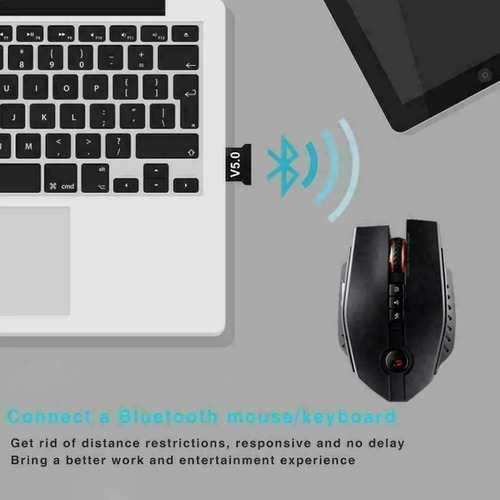 Adaptador Usb Para  Bluetooth V5.0 Pc Ps4 One Laptop E4q9 — imagen 5 de 7