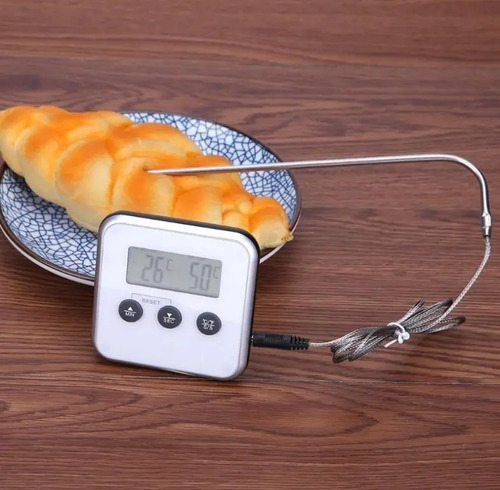 Termometro Cocina Digital Medidor Temperatura Sonda Blanco — imagen 4 de 6