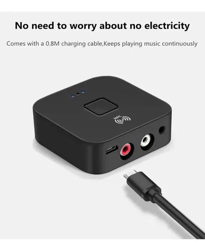 Nfc Bluetooth 5,0 Receptor 3,5mm Aux Rca Jack Hi Audio — imagen 3 de 10