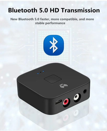 Nfc Bluetooth 5,0 Receptor 3,5mm Aux Rca Jack Hi Audio — imagen 8 de 10