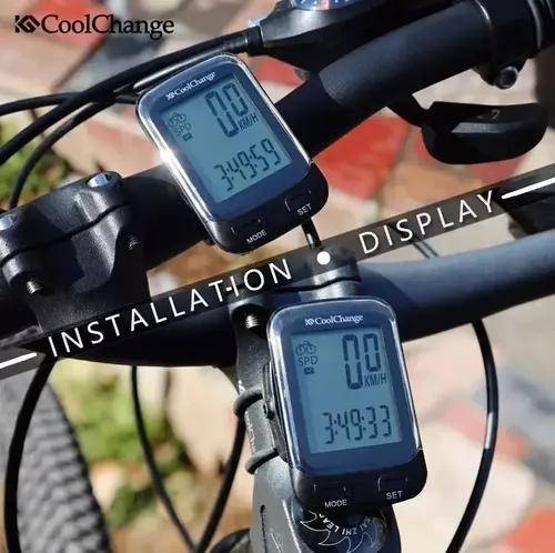Velocimetro Con Odometro Para Ciclismo Coolchang Avs Luz Negro — imagen 3 de 4
