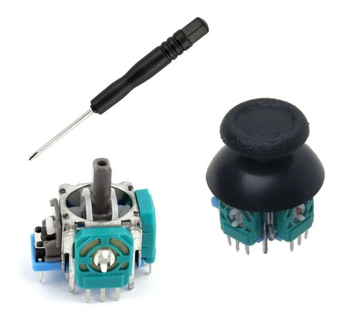 2 Repuestos Joystick Control Ps4 Playstation Stick Analogico — imagen 3 de 10