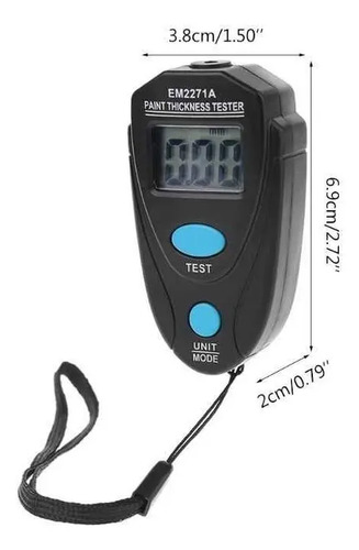 Medidor De Espesor De Pintura Auto Automotriz Mini Digital — imagen 3 de 9