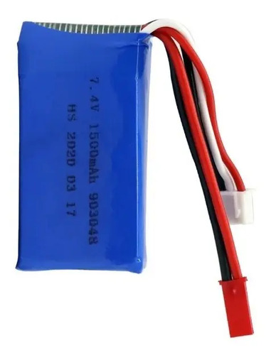 Bateria 7,4v 1500mah Rc Wltoys A959-b/a969-b/a979-b/k929-b — imagen 3 de 5