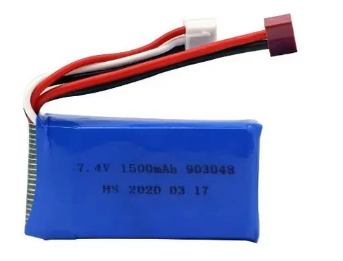 Bateria 7,4v 1500mah Rc Wltoys A959-b/a969-b/a979-b/k929-b — imagen 4 de 5