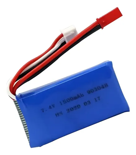 Bateria 7,4v 1500mah Rc Wltoys A959-b/a969-b/a979-b/k929-b — imagen 3 de 5