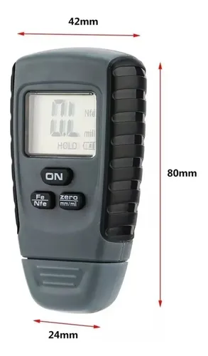 Medidor De Espesor De Pintura Digital Tester Calibre Auto — imagen 5 de 6