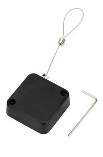 Cable Retractil Seguridad 1 Metro Auriculares Notebook Cel