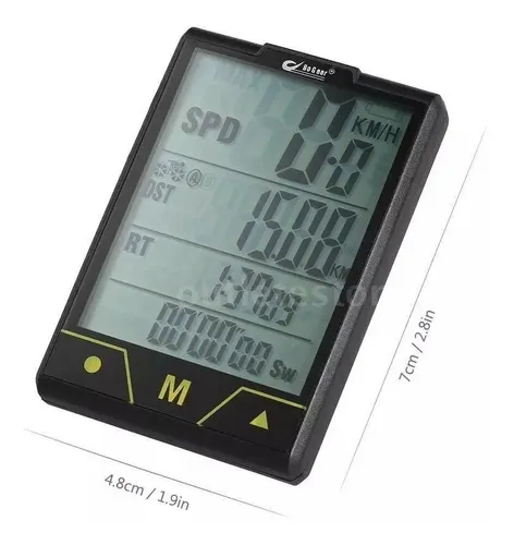 Velocimetro Computadora Bicicleta Inalambrico 2.7'' Avs Stem Negro — imagen 2 de 7