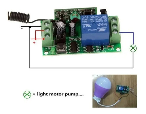 Kit Receptor Y Control 1 Canal Largo Alcance Hasta 3km — imagen 3 de 4