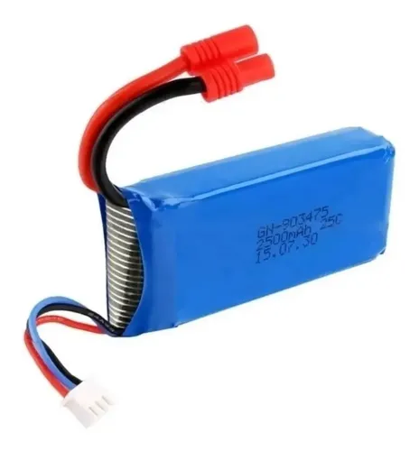 Repuesto 7.4v 2500mah Drone Cuadricopter Syma X8w C/g Rc 25c — imagen 3 de 4