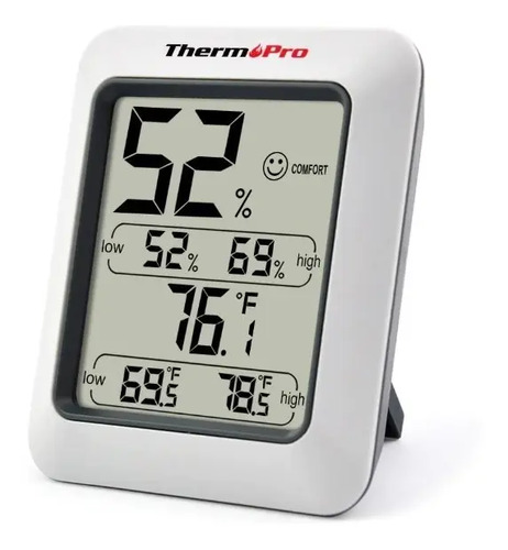 Termometro Digital Temperatura Ambiental Humedad A Pila