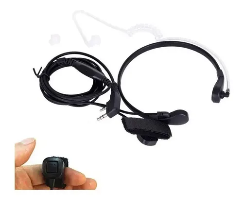 Auriculares Con Microfono Ptt Fbi Baofeng Uv5r Oreja