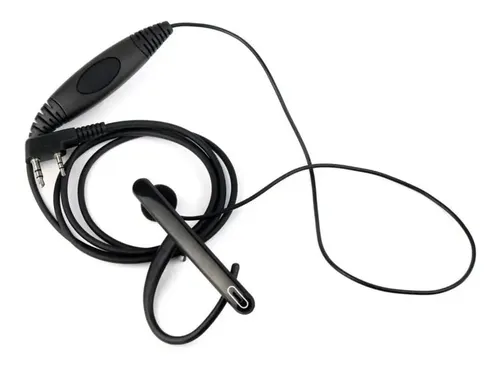 Auriculares Microfono Ptt Fbi Baofeng Uv5r Kenwood Oreja Tyt — imagen 3 de 10