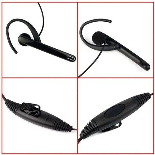 Auriculares Microfono Ptt Fbi Baofeng Uv5r Kenwood Oreja Tyt — imagen 7 de 10
