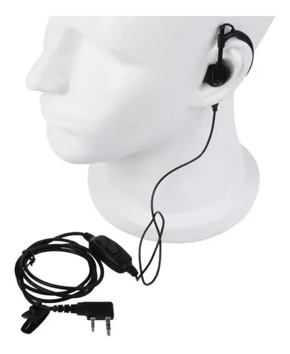 Auricular Con Microfono Doble Ptt Fbi Baofeng Uv82 Dual Ptt
