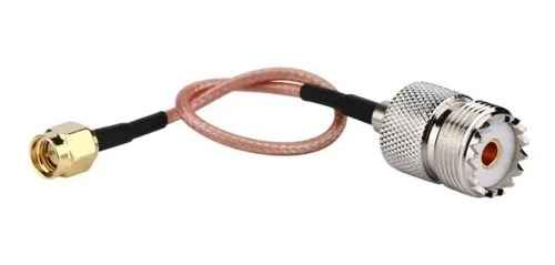 Conector Cable Pigtail So239 Pl259 Hembra A Sma M Hf Sdr — imagen 2 de 2